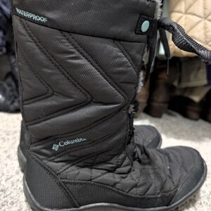 Columbia Women's Black Minx Quilted Winter Boots